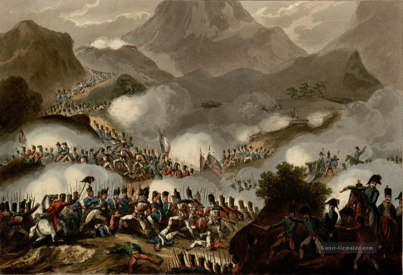 William Heath Schlacht der Pyrenäen 28 Juli 1813 Militärkrieg Ölgemälde
